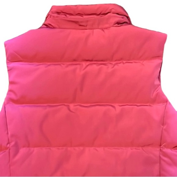 Talbots size XL berry pink full zip & snap Down insulated sleeveless puffer vest - Picture 12 of 16